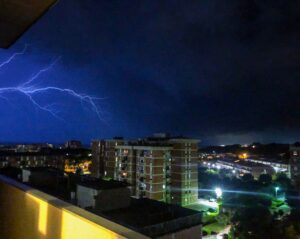 I fulmini a Follonica (Foto di Elena Usai)