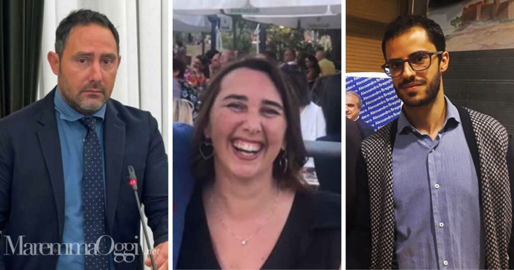 Da sinistra: Gino Tornusciolo, Sara Minozzi e Luca Jacopo Salvadori