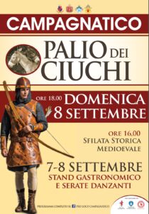 La locandina del palio