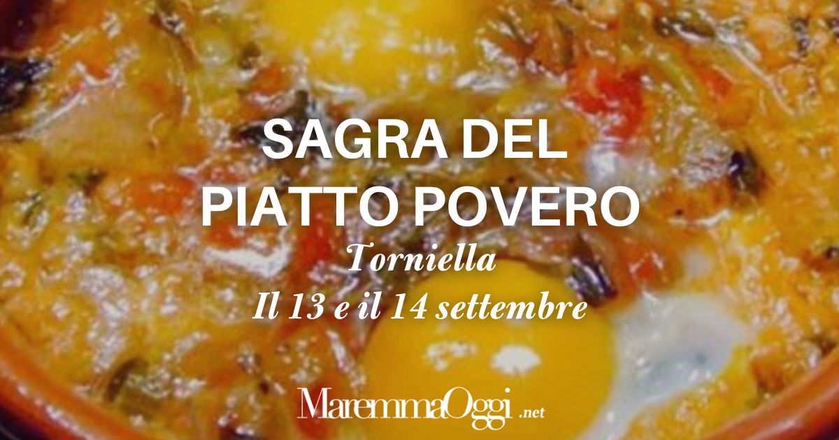 Il 13 e il 14 settembre la sagra del piatto povero a Torniella