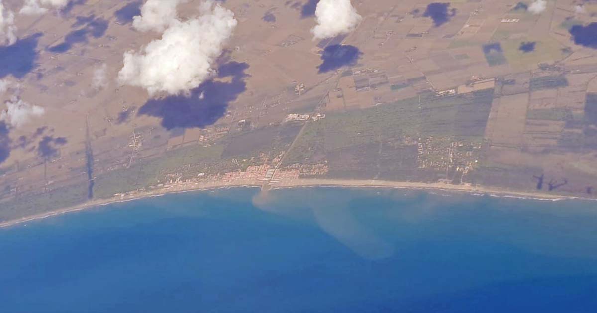 La piena a Marina di Grosseto