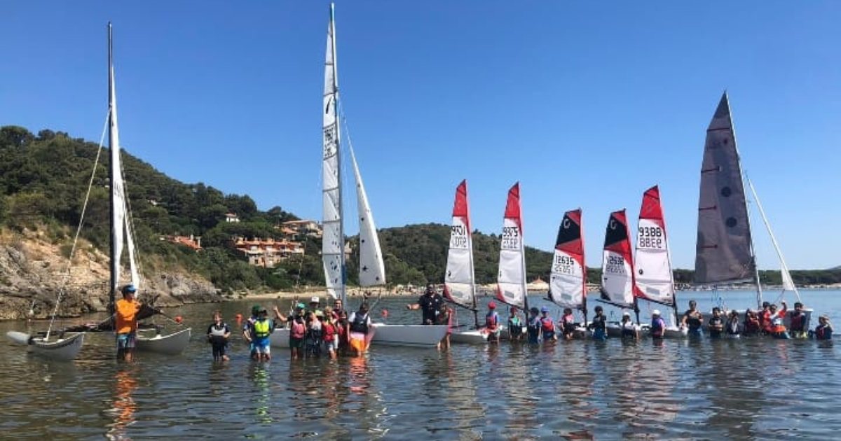 I ragazzi del Cnva in mare