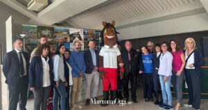 La presentazione del Festival con la mascotte "Sam"