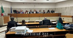 La Corte d'assise riunita per il processo di Benedetta Marzocchi