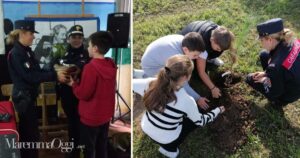 I carabinieri di Follonica con i bambini