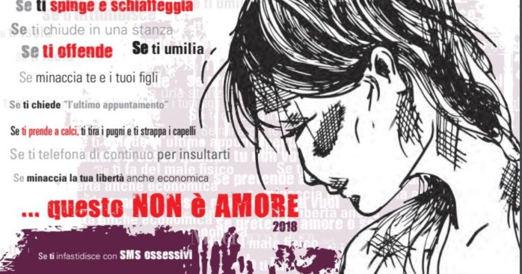 La campagna della polizia "Questo non è amore"