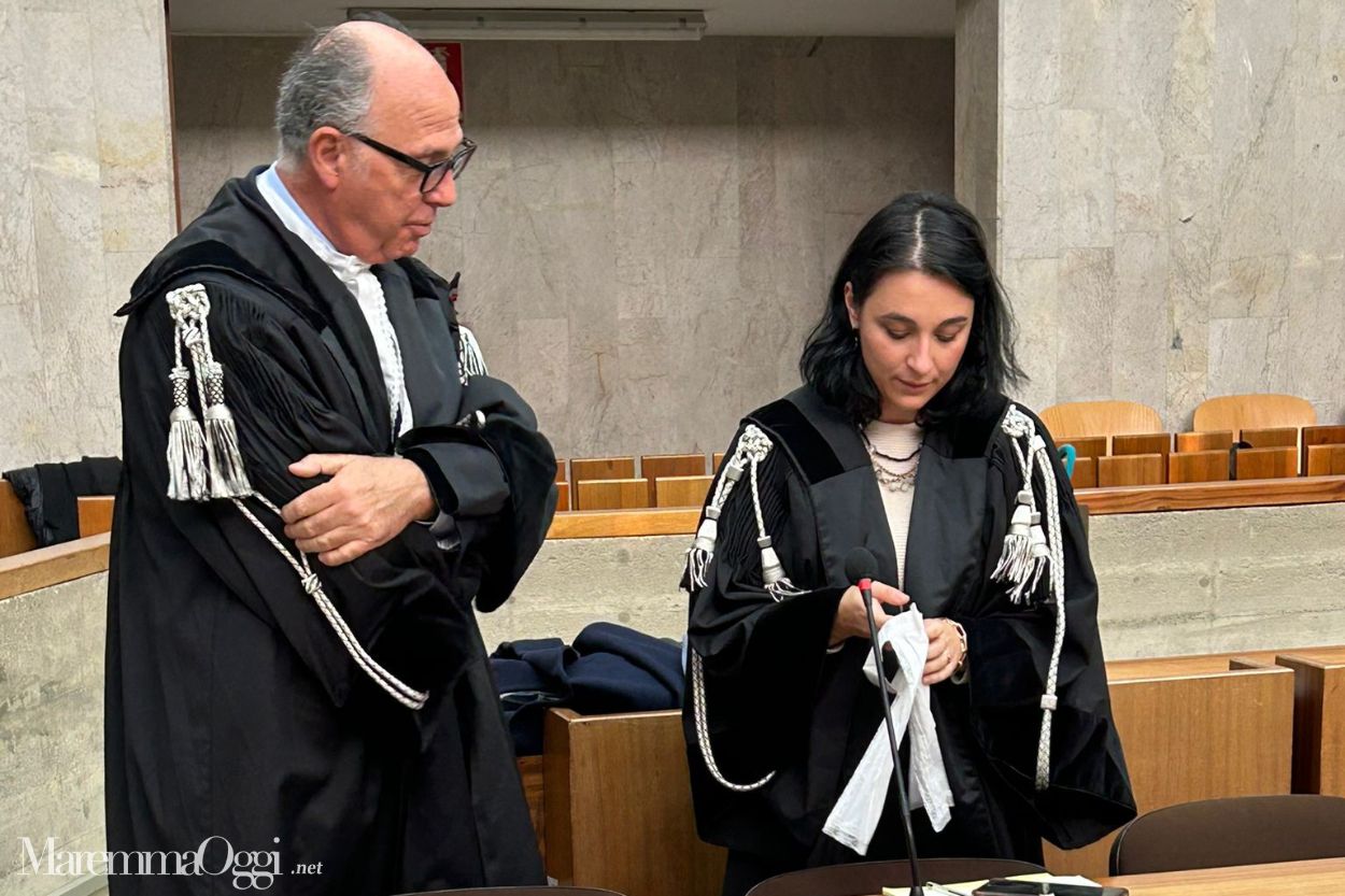 Enrico de Martino e Giulia Zinni in aula