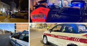 I posti di blocco di guardia di finanza, carabinieri, polizia e polizia municipale