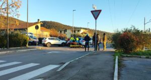 L'incidente in via dei Garibaldini a Braccagni