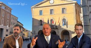 Riccardo Megale, il sindaco Vivarelli Colonna, Andrea Vasellini e il Comune di Grosseto