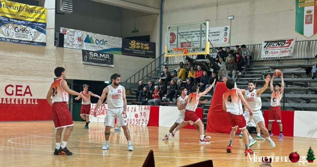 Un momento della partita fra Pgr Team 90 e Chianti Basket