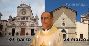 Il vescovo Bernardino Giordano prende possesso della Diocesi il 23 e il 30 marzo