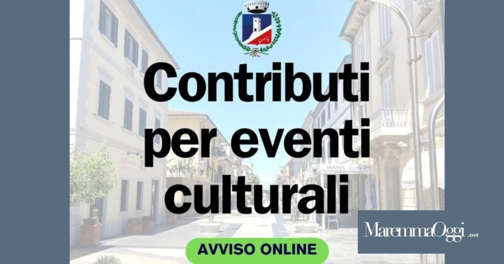 20.000 di contributi per eventi culturali