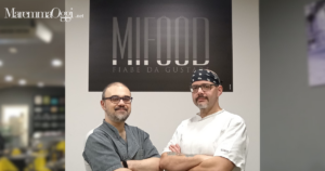 A sinistra Giovanni e a destra Michele Rossi, i due titolari di Mifood