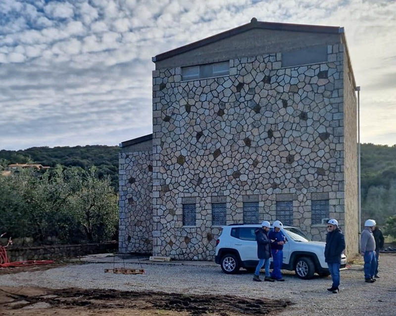 La cabina Enel di Terrarossa