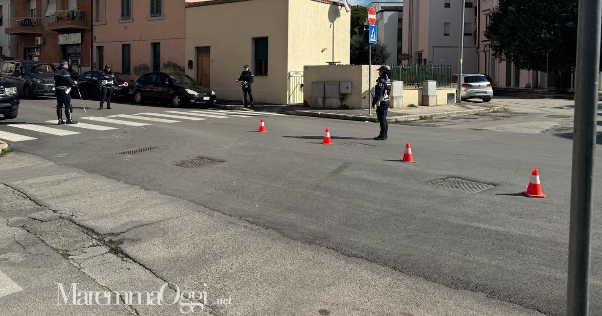 I rilievi della polizia municipale