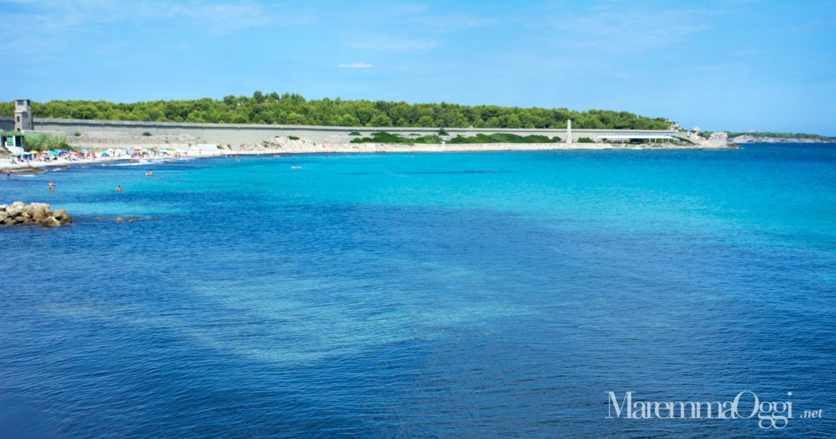 Una splendida veduta di Pianosa con il suo mare trasparente