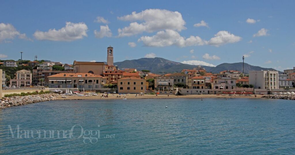 Una veduta di San Vincenzo, l'opposizione ha presentato una mozione di sfiducia al sindaco Riccucci