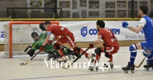 Hockey, Trissino-Grosseto 6-3. Saavedra in azione