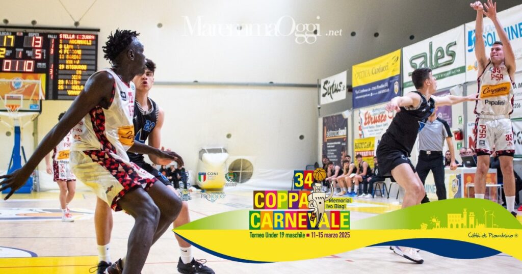 Un momento dell'edizione 2024 della Coppa Carnevale al Palatenda