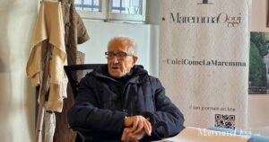 Don Franco Cencioni in redazione a MaremmaOggi