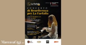 La locandina del concerto di beneficenza