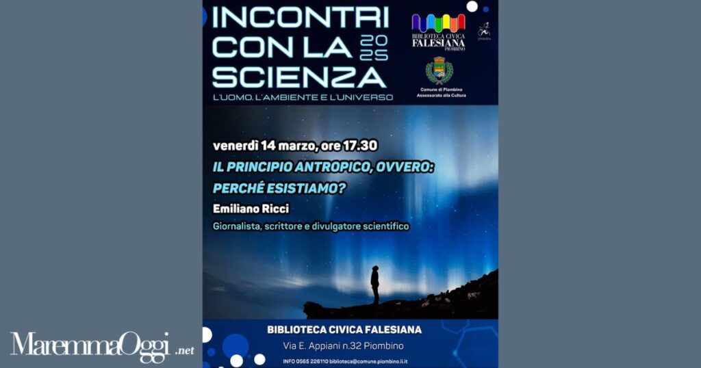 La locandina di "Incontri con la scienza"