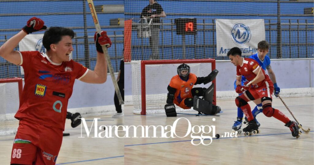 Hockey Serie A1, il Cp Grosseto pareggia 4-4 a Novara
