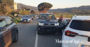 Una delle immagini dell'incedente