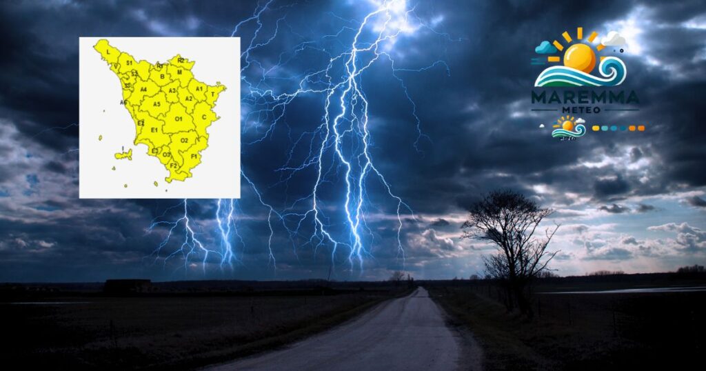 Allerta meteo gialla fino a lunedì 14 notte