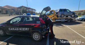 Una pattuglia dei carabinieri di Campagnatico