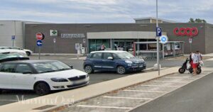 La farmacia comunale in via Don Luigi Sturzo a Venturina