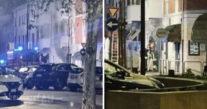 L'incendio nella notte al bar Fuori Porta in piazza De Maria