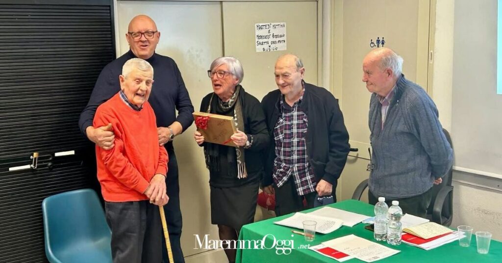 Palmiero Serpi durante una premiazione