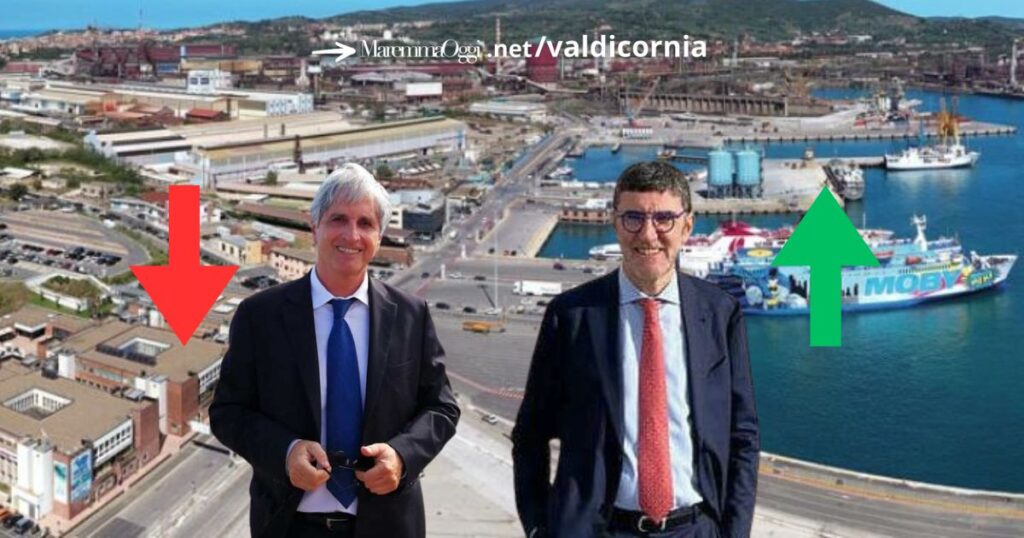 Il porto di Piombino, il presidente uscente Luciano Guerrieri e Davide Gariglio, nominato dal ministro Matteo Salvini