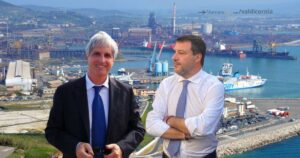 Il porto di Piombino, Luciano Guerrieri e il ministro Matteo Salvini
