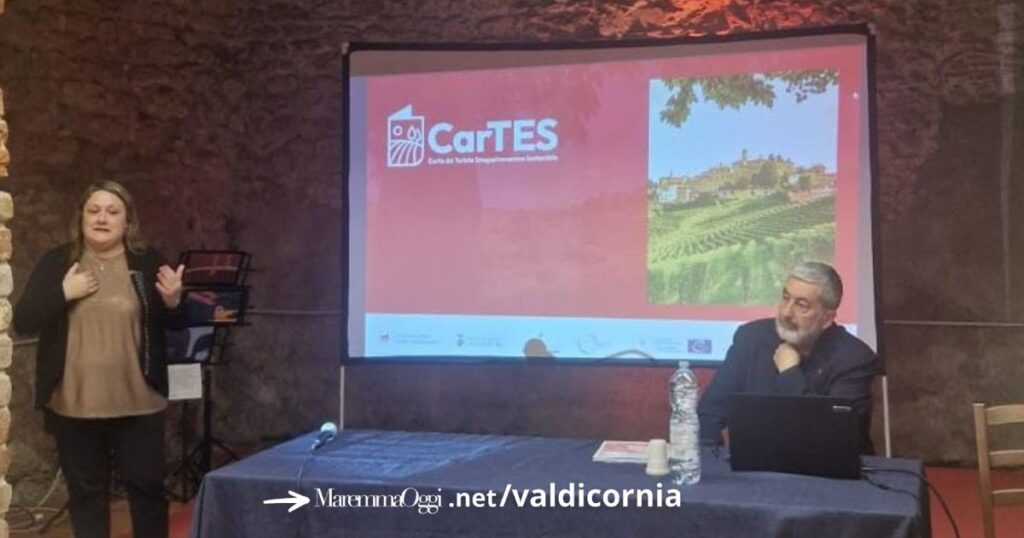 Jessica Pasquini e Paolo Corbini alla presentazione della Car Tes
